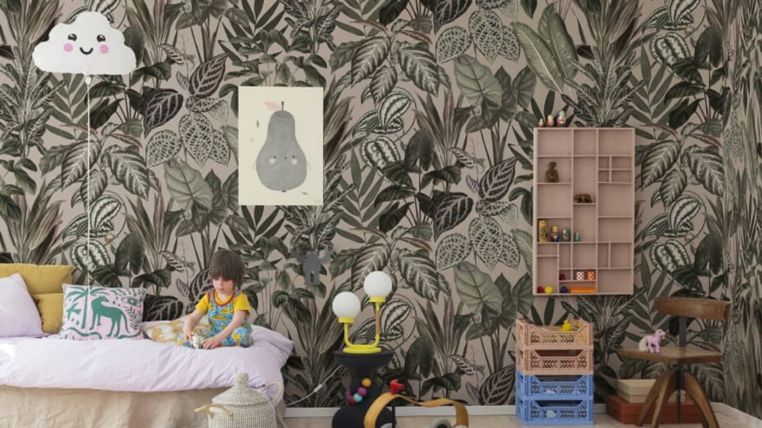 1500x844 Bold Pattern Wallpaper Ideas for Kids Rooms