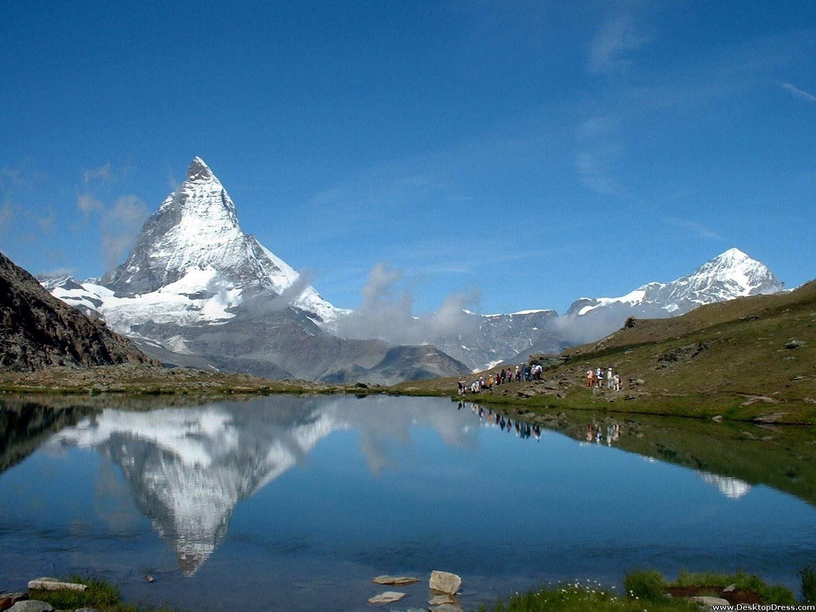 1600x1200 Desktop Wallpaper Natural Background Matterhorn, Stellisee