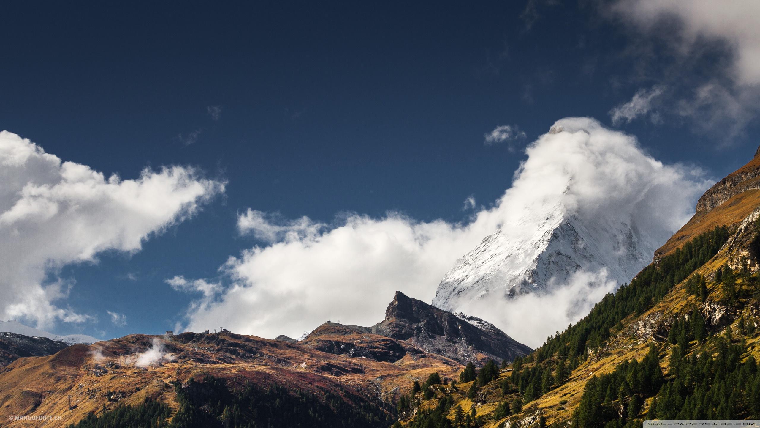 2560x1440 Matterhorn, view from Zermatt, Switzerland ❤ 4K HD Desktop