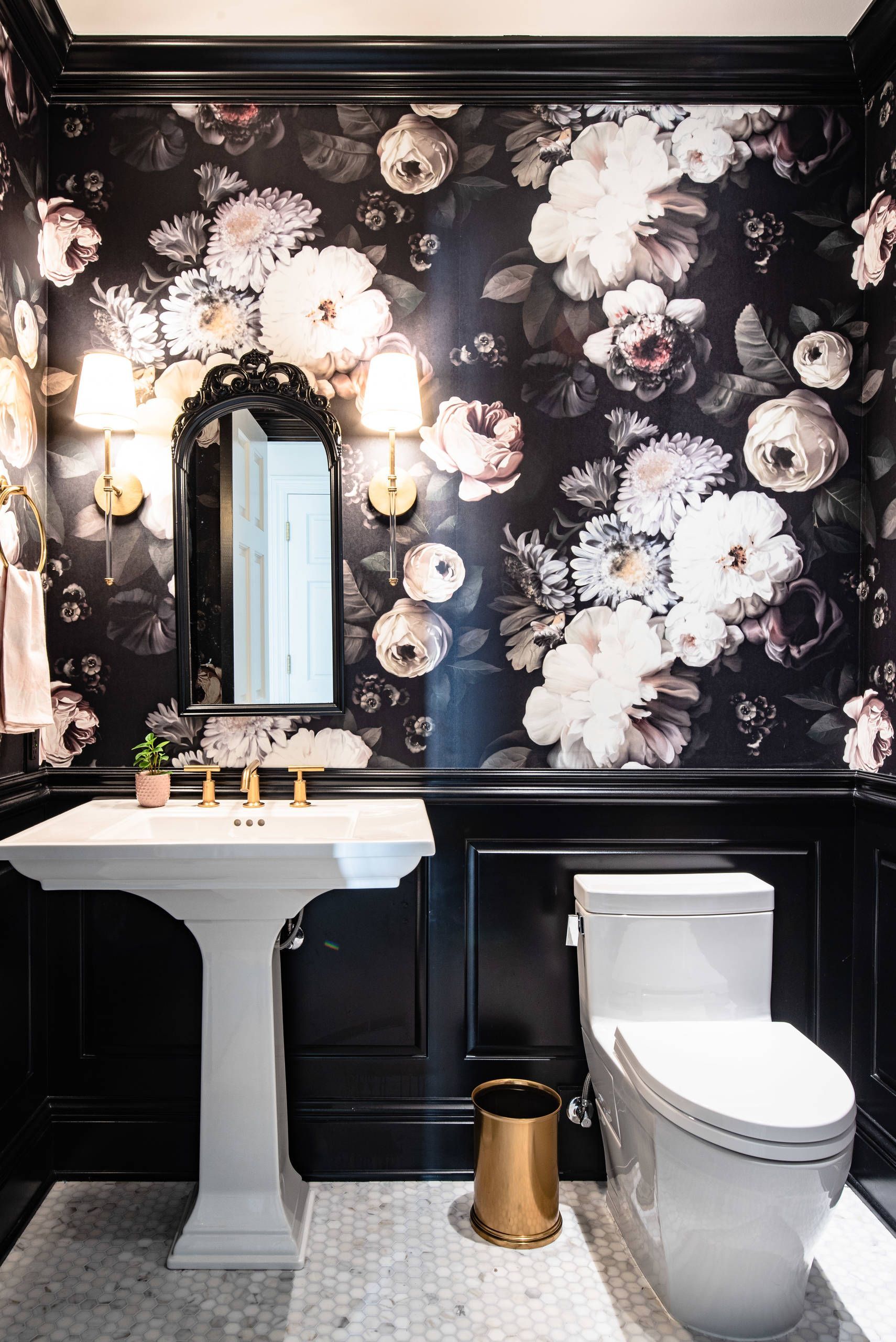 1710x2560 Marble Floor Powder Room Ideas You'll Love, 2023