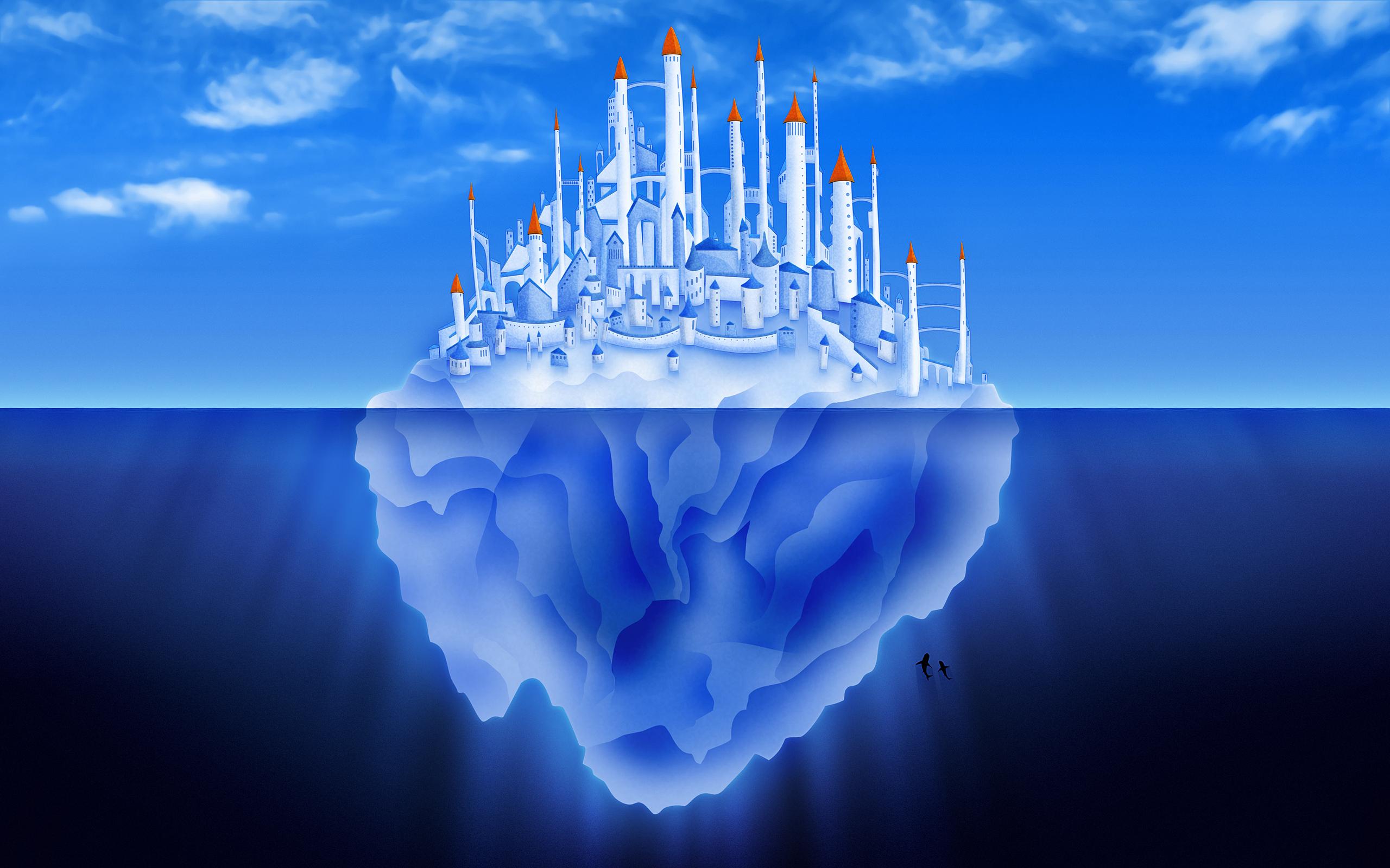2560x1600 Blue Tall Iceberg Wallpaper 6 X 1600