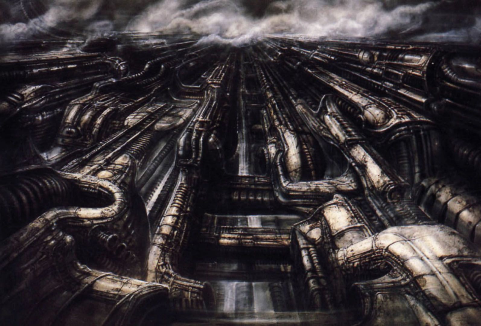 1594x1080 Biomechanical Landscape 010 Fiction H R Giger