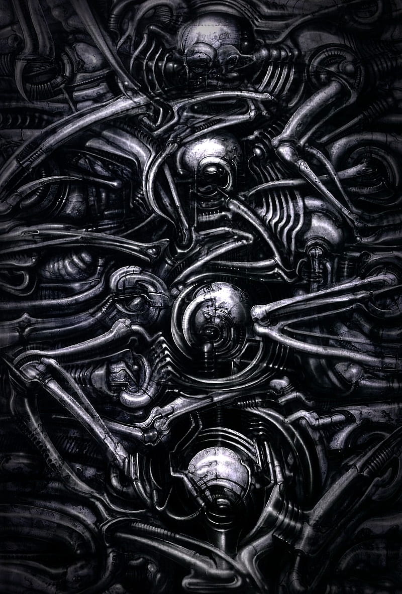 800x1183 H R Giger, alien, art, HD wallpaper