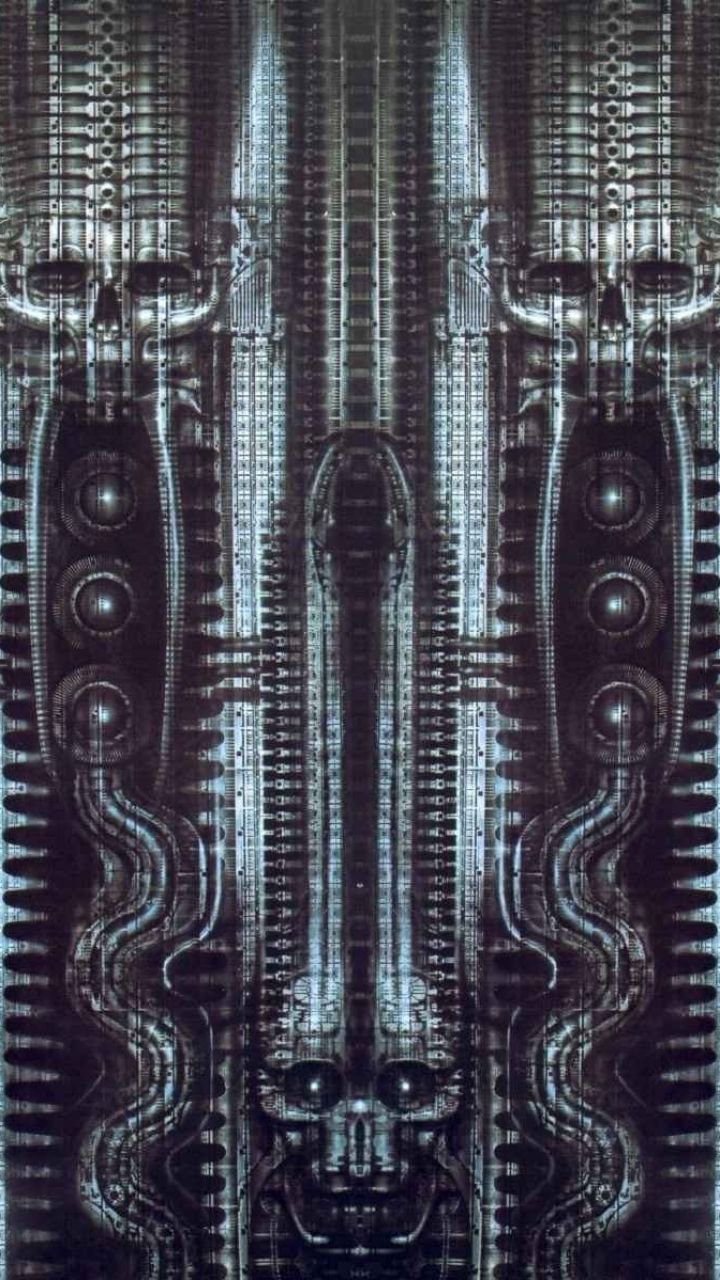 720x1280 Artistic Phone Wallpaper by H.R. Giger