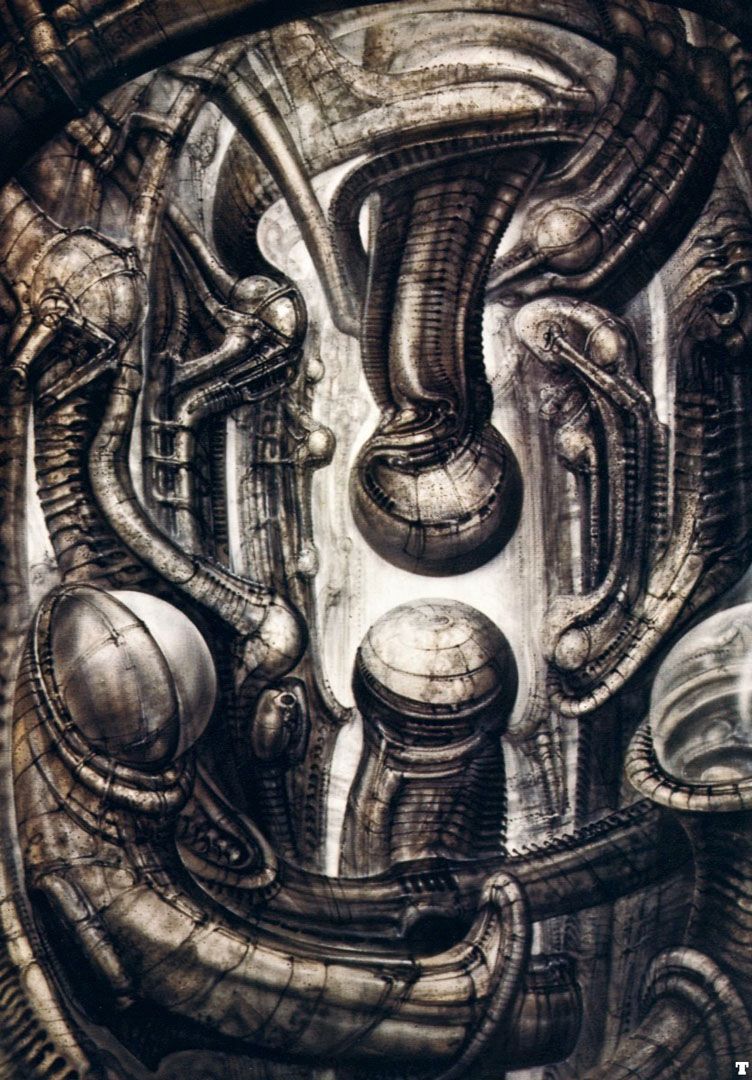 752x1080 Biomechanical Landscape 006 Fiction H R Giger