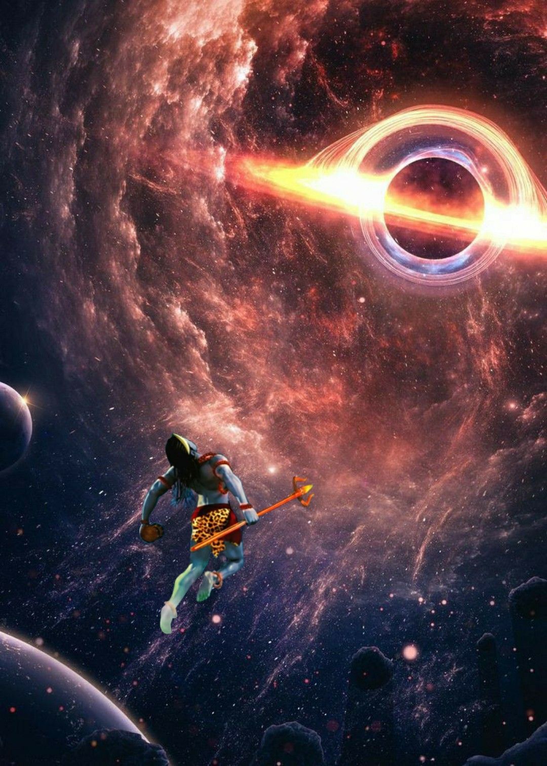 1080x1511 Lord Shiva as Nataraj in Cosmic Galaxy in creative art painting wallpaper. Shiva art, Vedic art, Picture of shiva