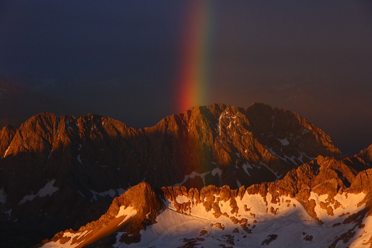 1280x853 Zugspitze Bavaria Rainbow