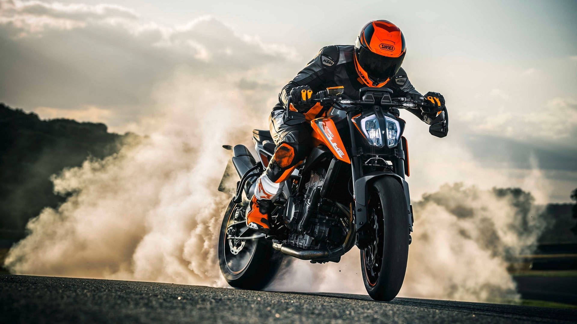 1920x1080 Download High Speed Adventure Awaits With The KTM 390 Adventure Bike Wallpaper