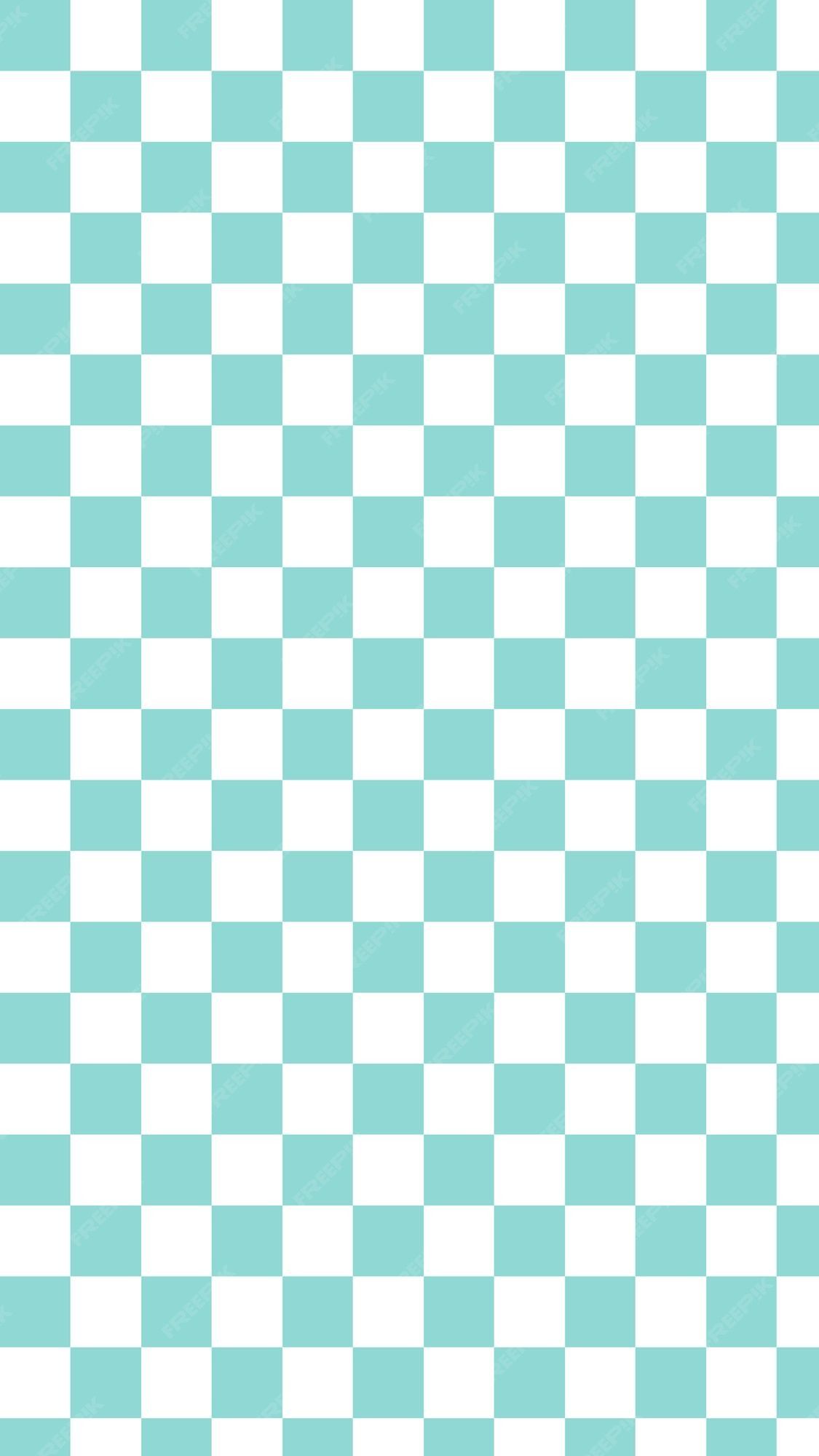 1125x2000 Premium Vector. Aesthetic cute vertical pastel green and white checkerboard gingham plaid checkers wallpaper illustration perfect for backdrop wallpaper postcard banner cover background