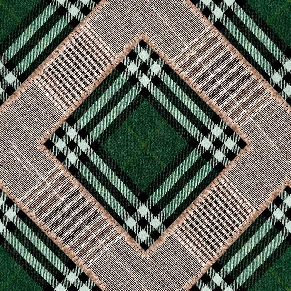 960x960 Checkered Patchwork Wallpaper
