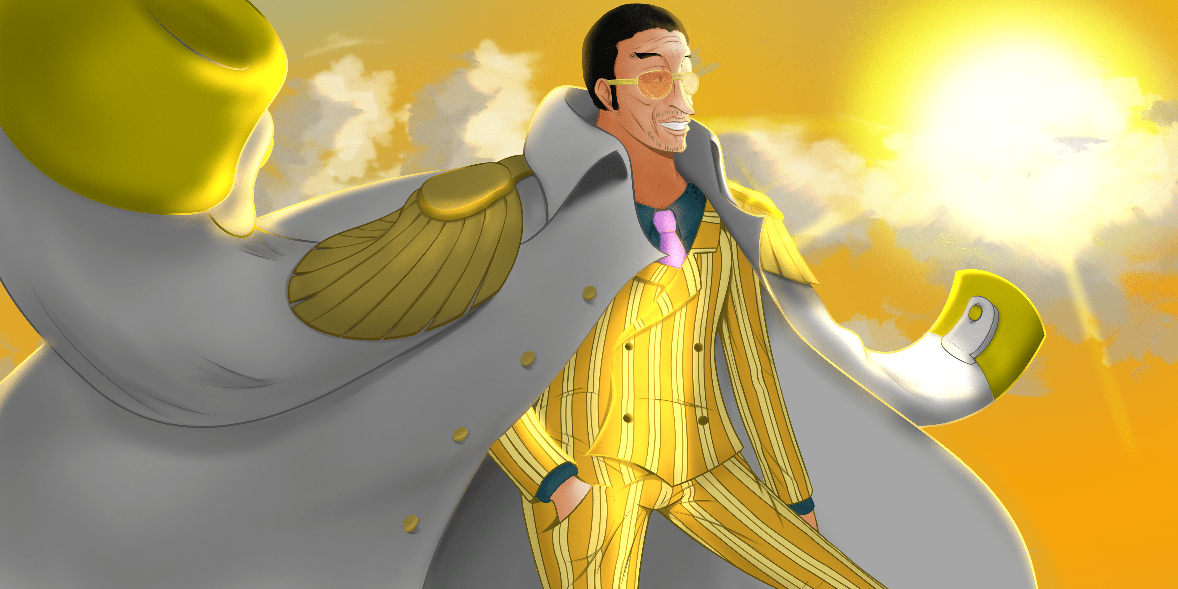 4000x2000 Download Anime One Piece Monkey D. Luffy Kizaru (One Piece) Gear 5 (One Piece) HD Wallpaperx1080