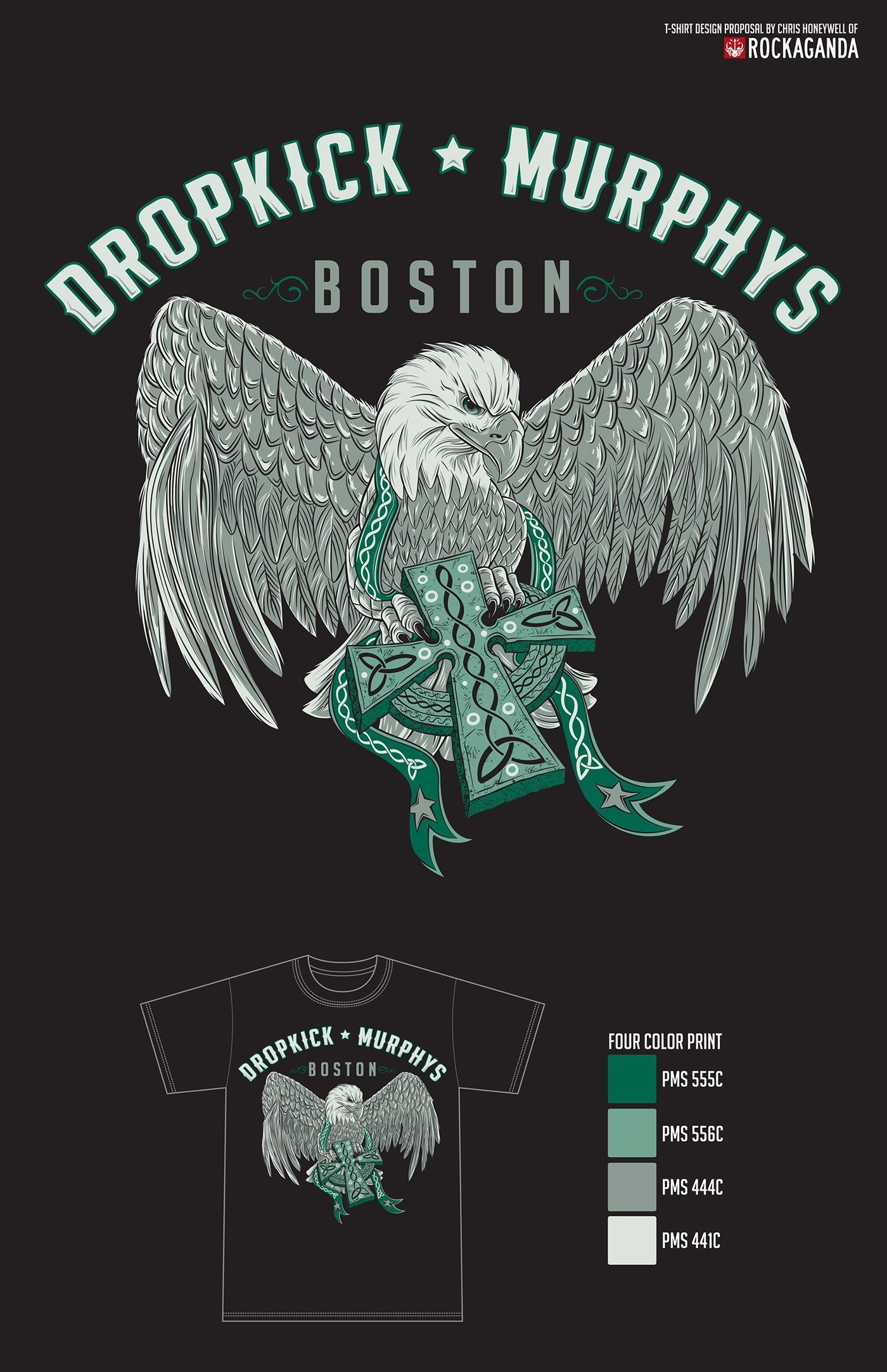 1400x2164 Official Dropkick Murphys T Shirt Design