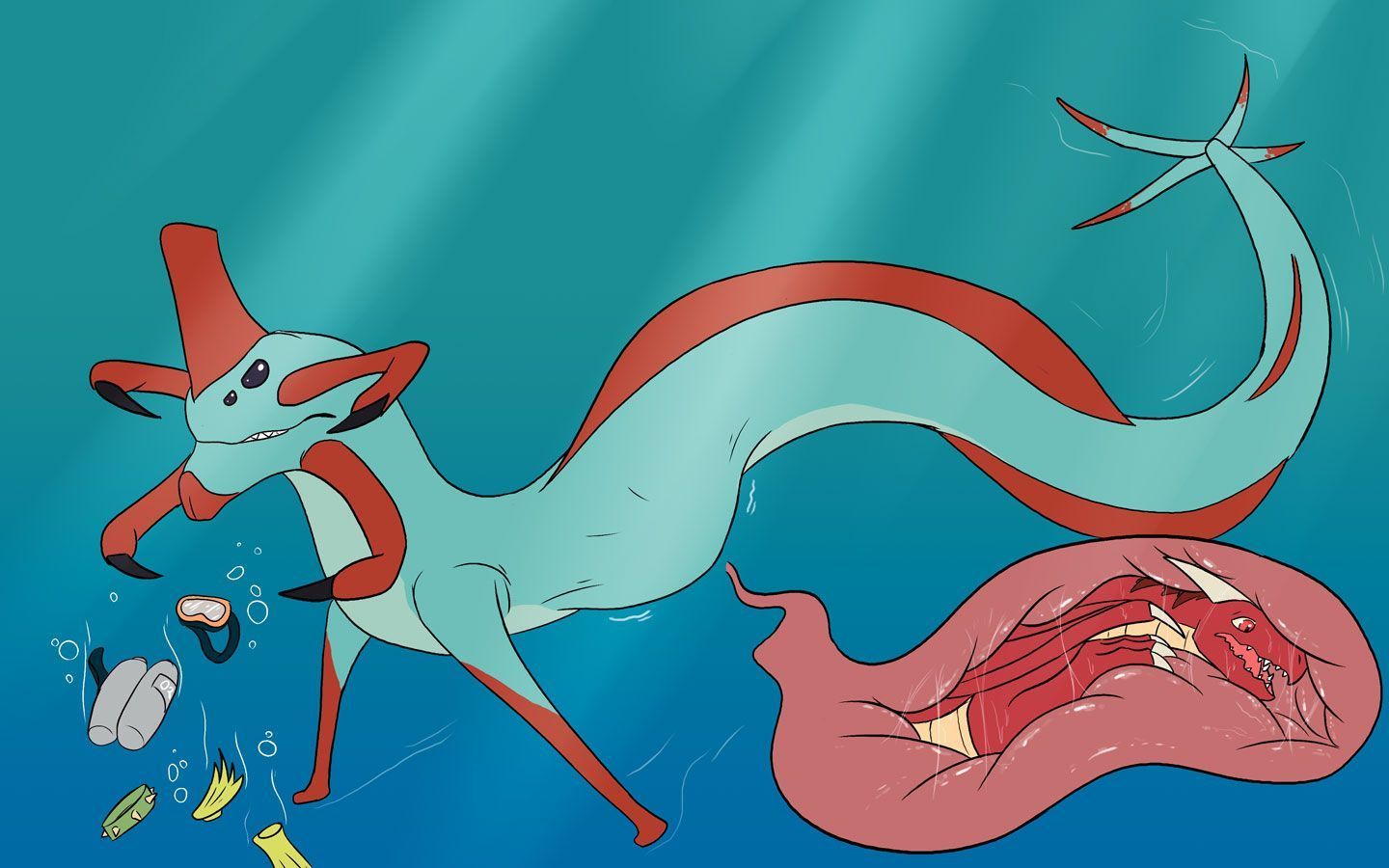 1440x900 Reaper Leviathan'ed by Akaikosh - Fur Affinity [dot] net