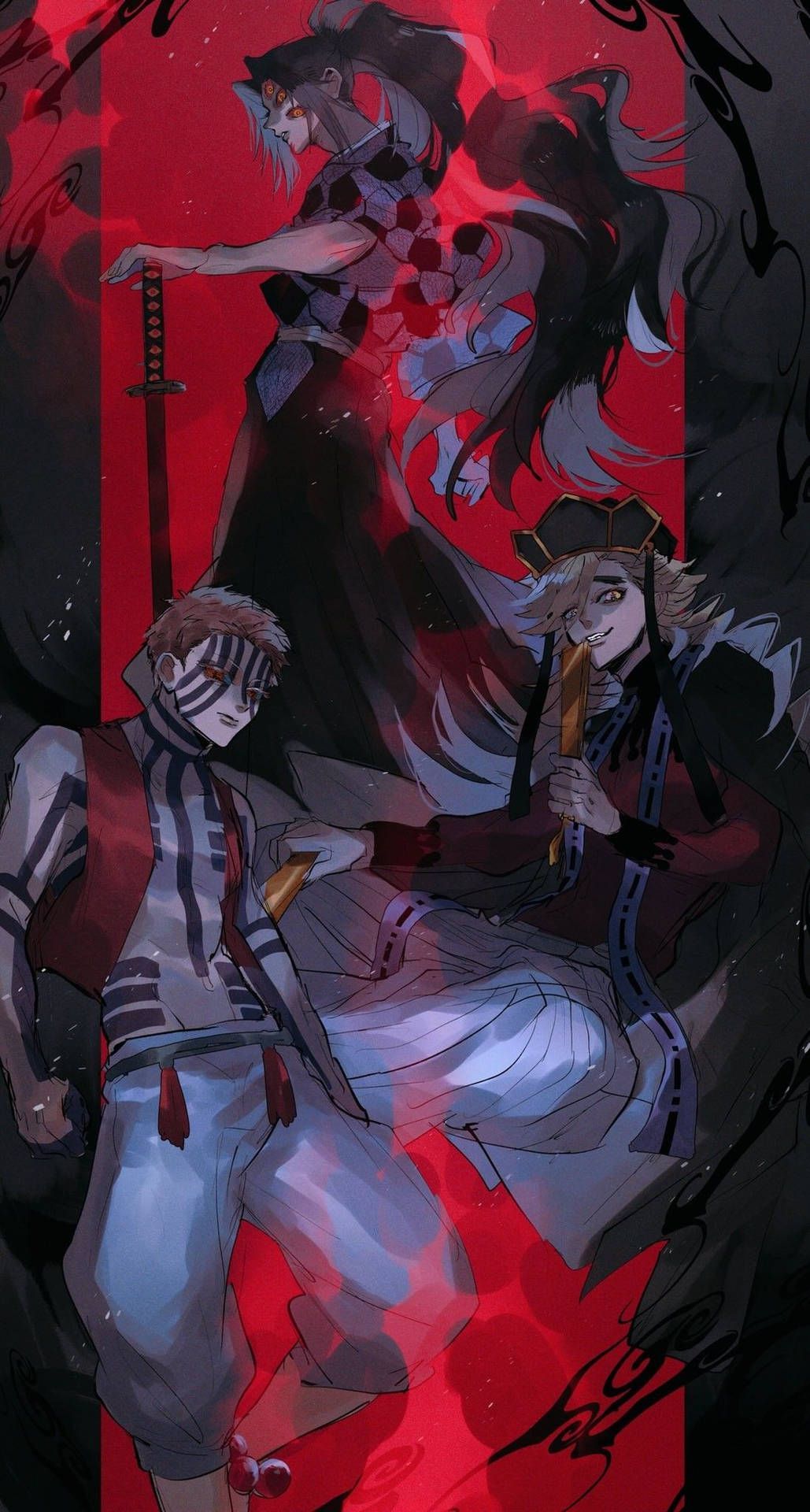 1029x1920 Demon Slayer Kokushibo. Wallpaper