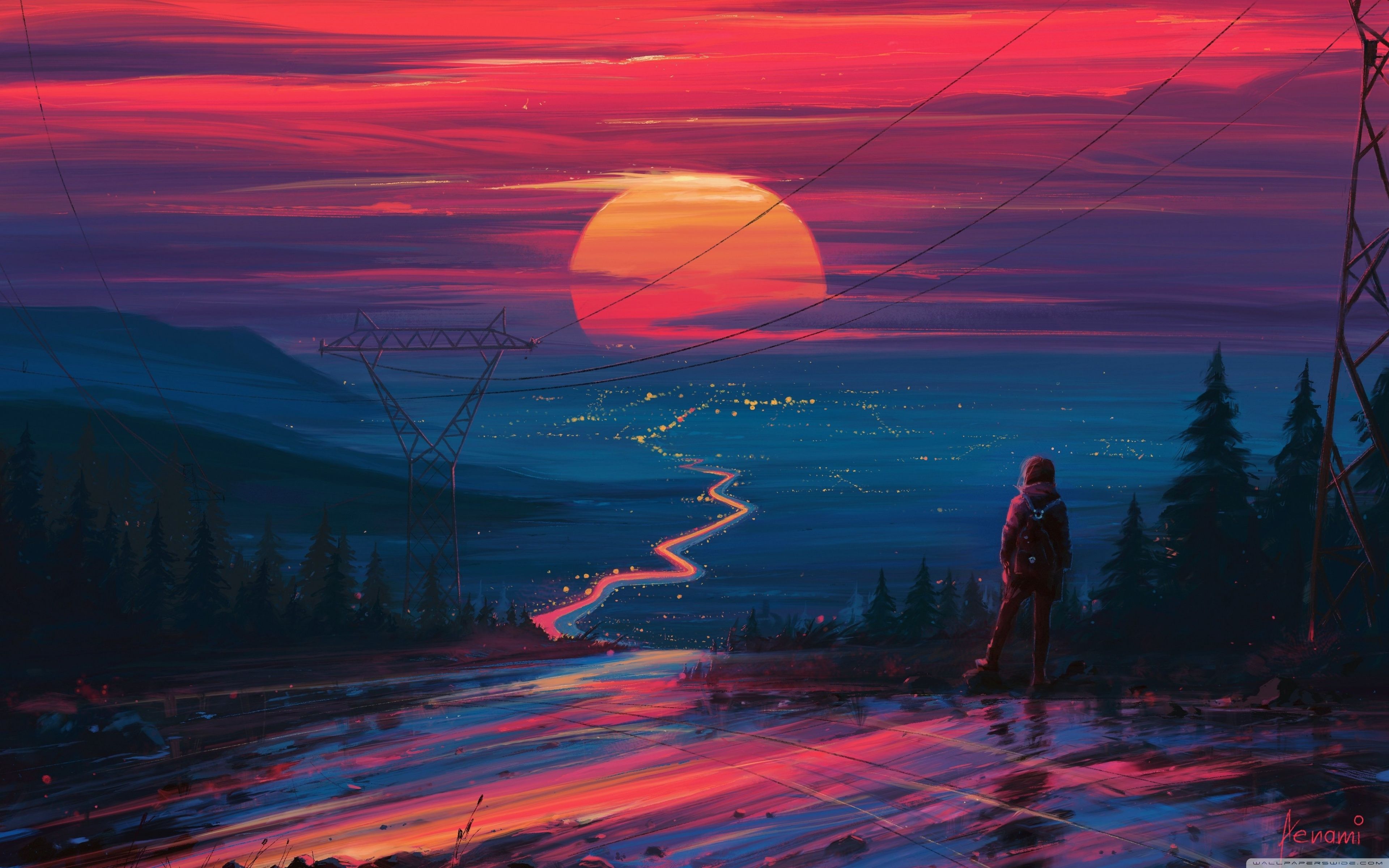 3840x2400 Journey Painting Ultra HD Desktop Background Wallpaper for 4K UHD TV : Widescreen & UltraWide Desktop & Laptop : Tablet