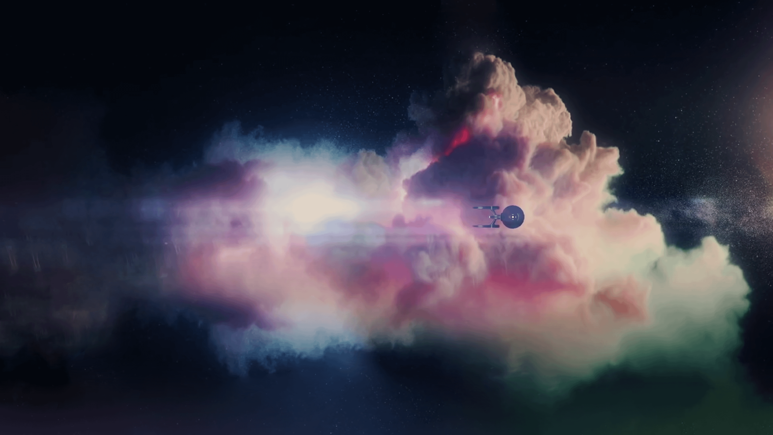 2560x1440 Took some stills from the Strange New Worlds intro and made them into wallpaper