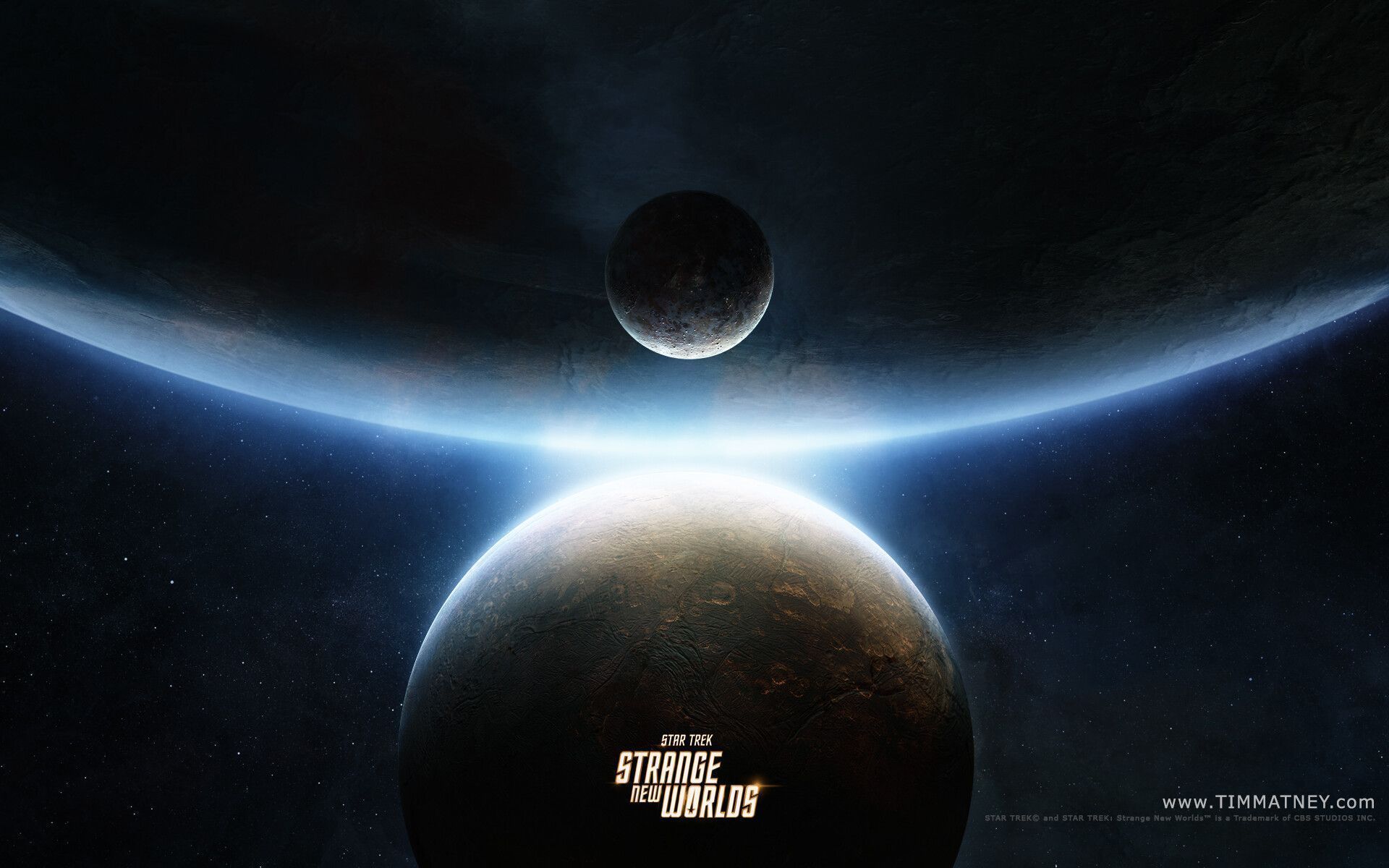 1920x1200 Tim Matney Trek: Strange New Worlds. Main Title Matte Paintings