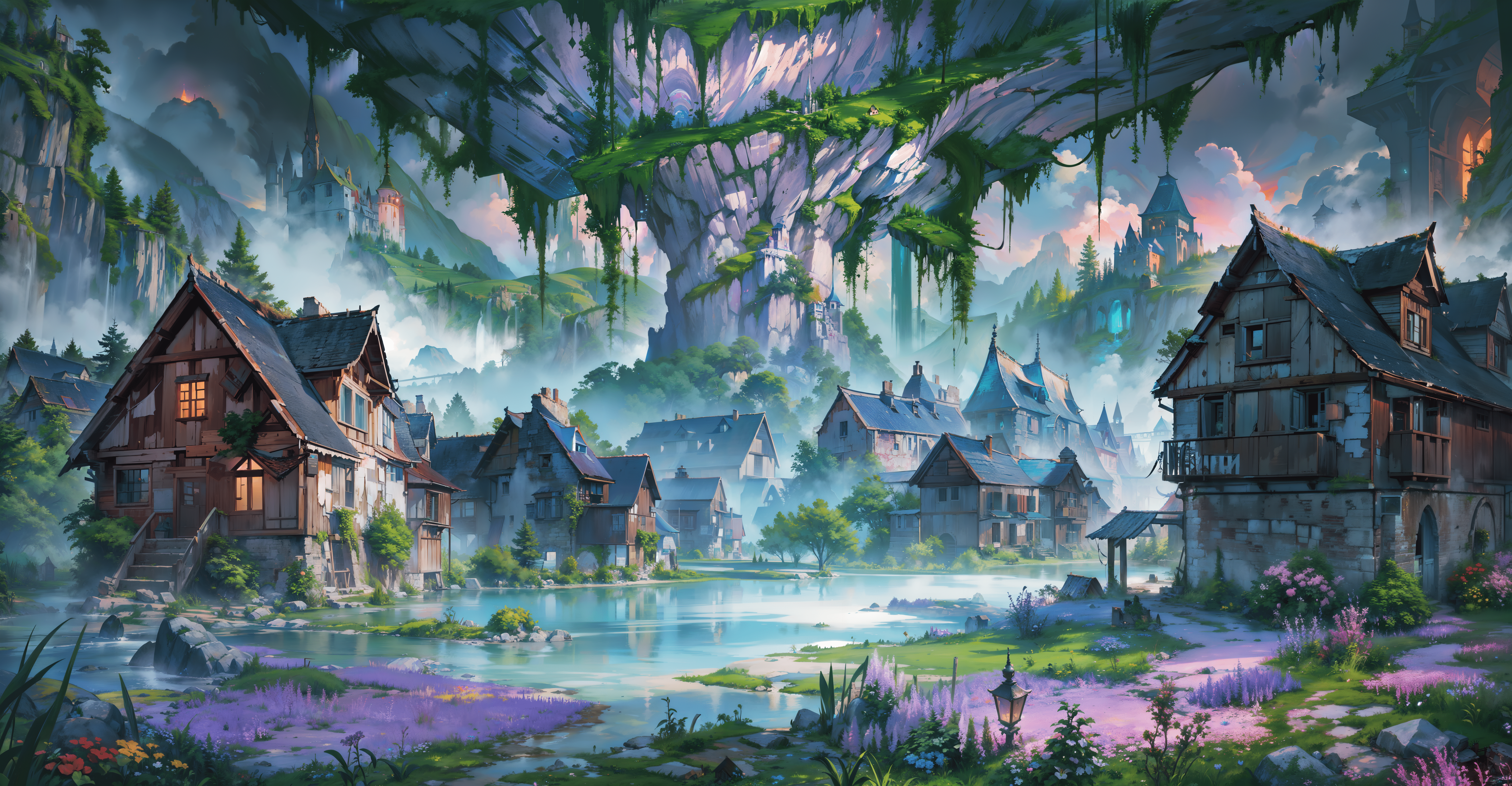 6400x3328 Fantasy HD Wallpaper and Background