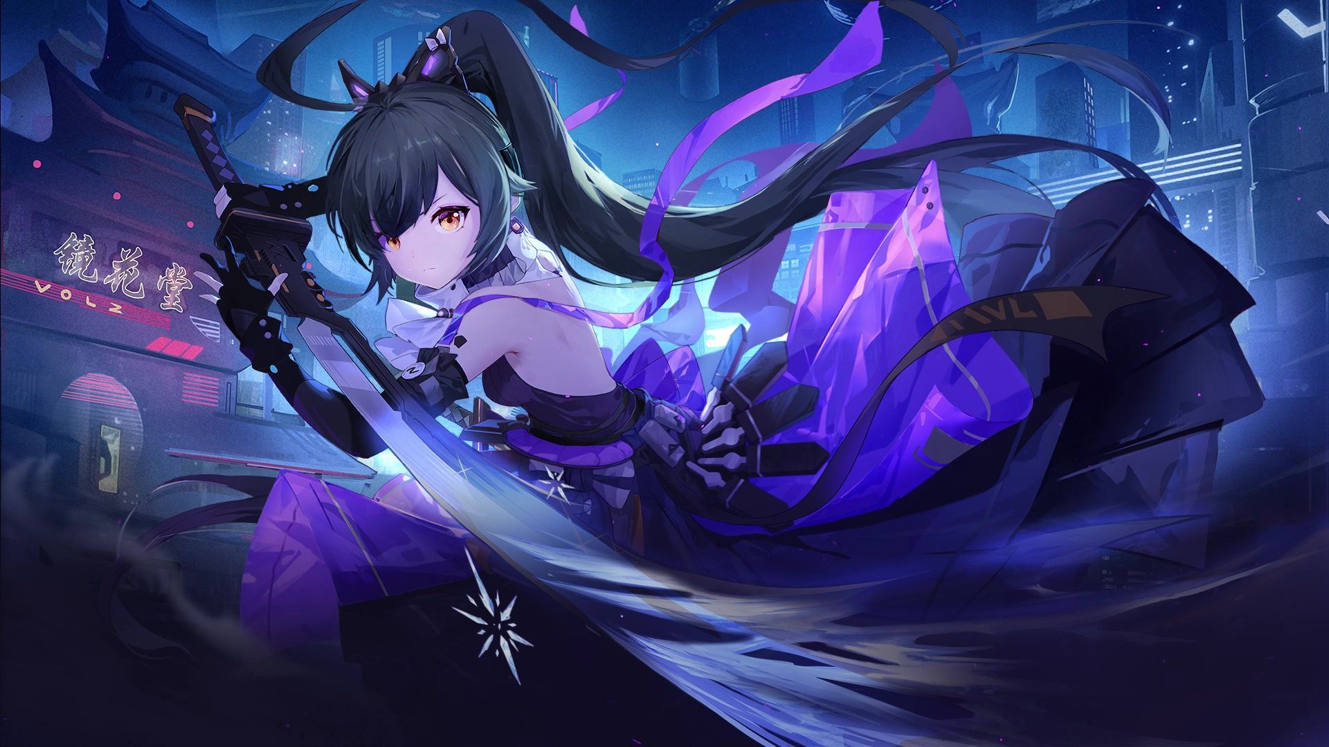 1920x1080 Saki Fuwa Tower Of Fantasy Live Wallpaper