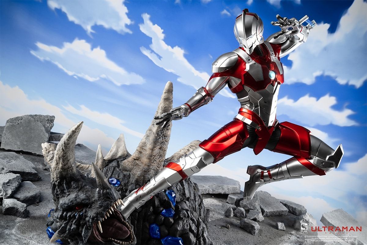 1200x800 PureArts Ultraman vs Black King 1:4th Statue Info