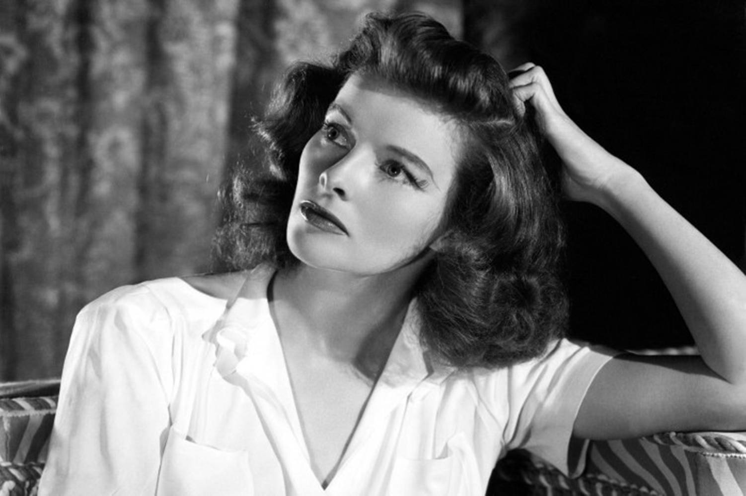 1502x1000 Download Katharine Hepburn Vintage Photo Wallpaper
