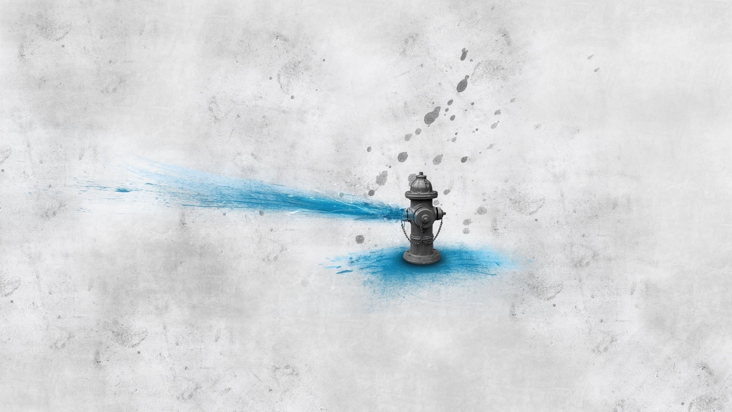 2560x1440 Download wallpaper 2560x1440 creativity, minimalism, art, tap, water widescreen 16:9 HD background