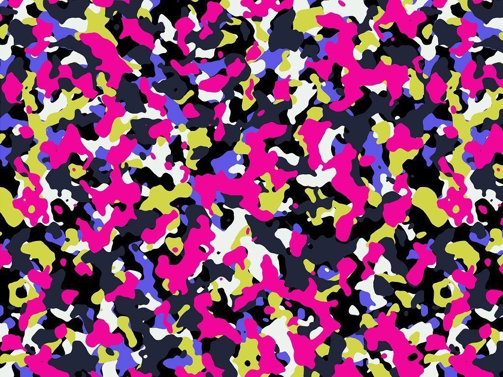 1024x768 Rwraps™ Pink Confetti Neon Camouflage Vinyl Wrap. Camo Print Car Wrap Film