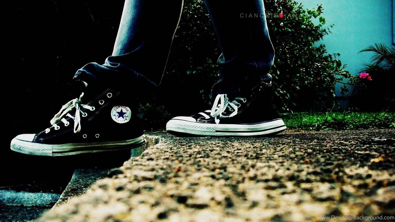 1366x768 Converse Jeans And Shoes Wallpaper And Image Wallpaper