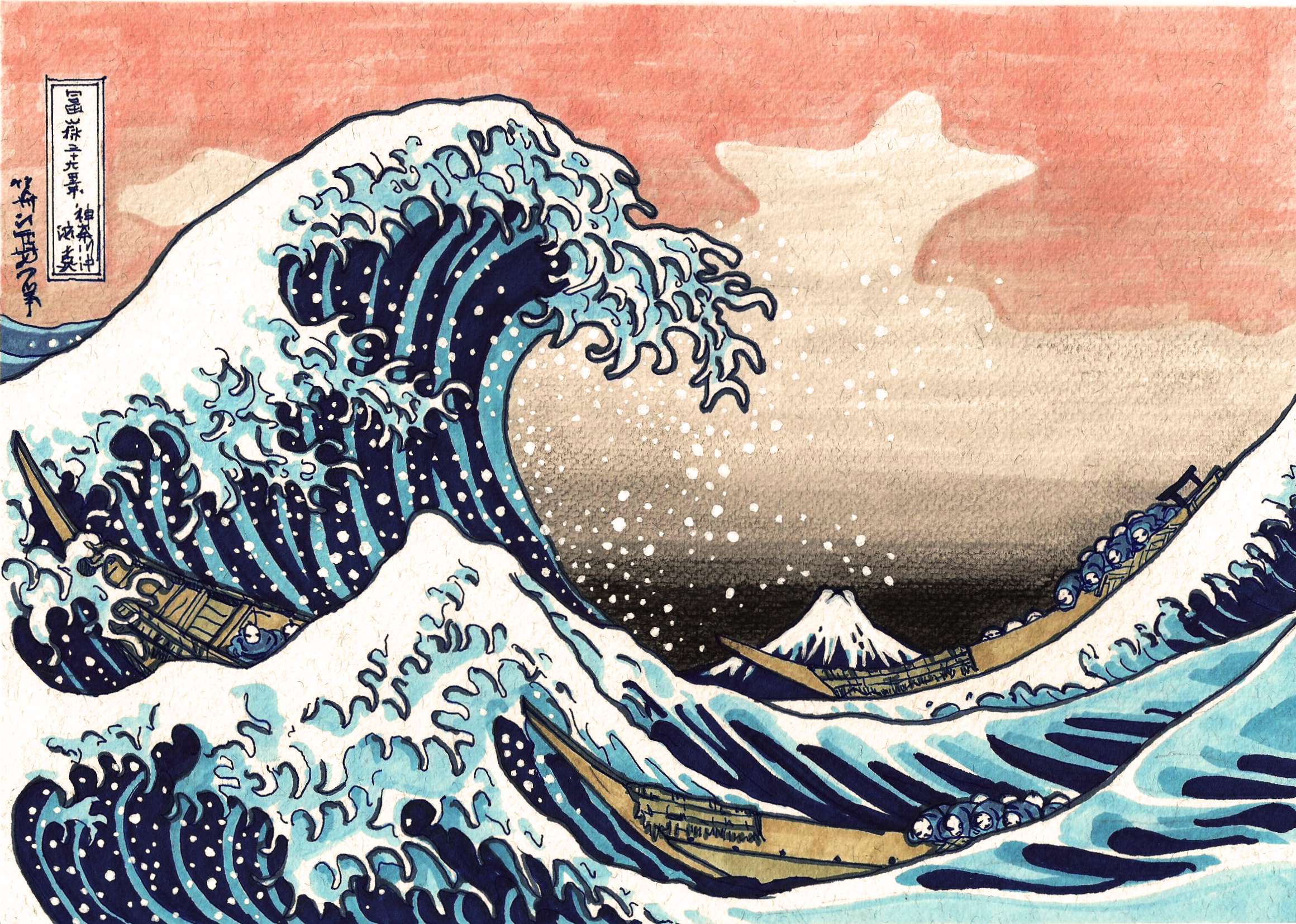 2320x1655 The Great Wave Off Kanagawa