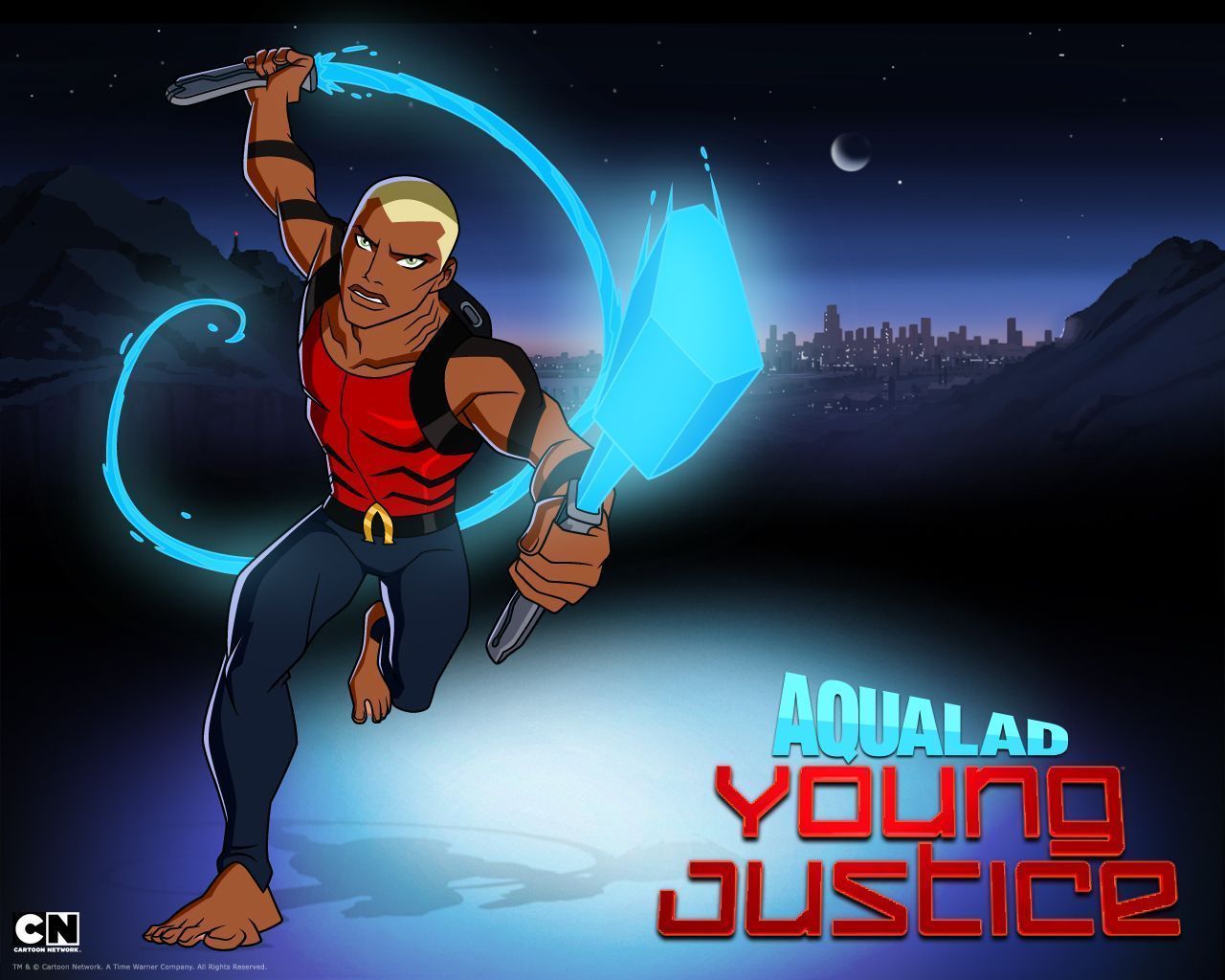 1280x1024 Aqualad Titans vs. Young Justice Wallpaper