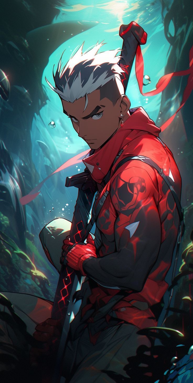 736x1456 Ekko x Aqualad. Black art picture, Black cartoon, Anime