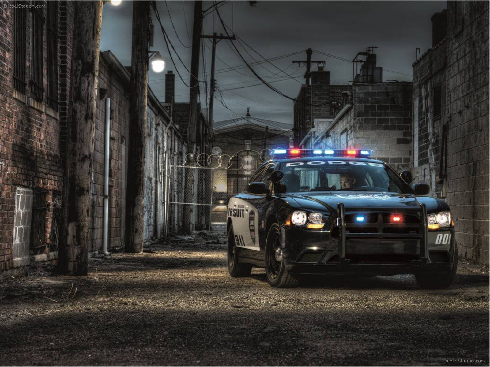 1600x1200 Police Dodge Challenger Wallpaper