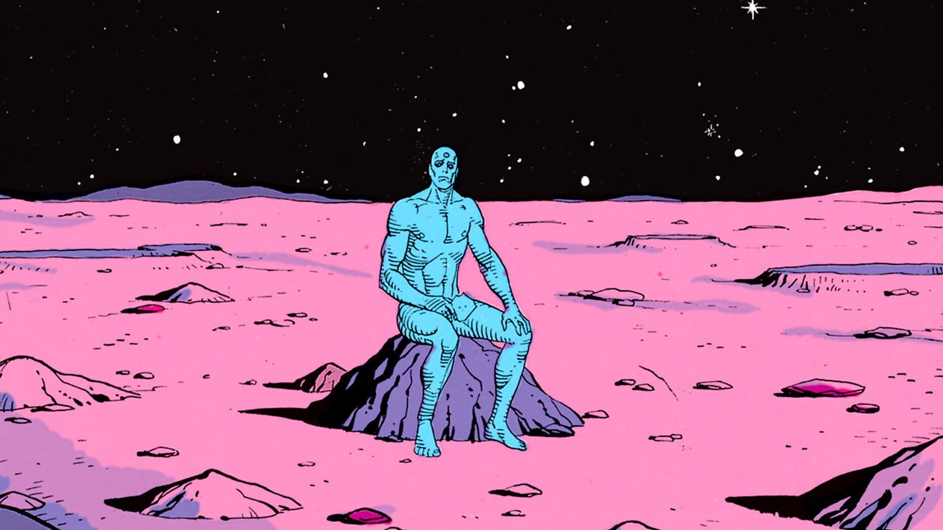 1920x1080 Dr. Manhattan graphic novels #Watchmen P #wallpaper #hdwallpaper #desktop. Graphic novel, Wallpaper, Ghost rider wallpaper