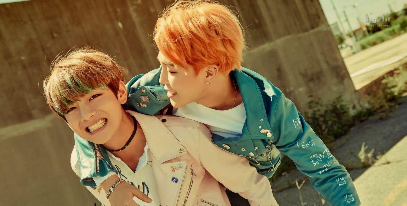 1383x700 Boys Band Korean BTS V & Jimin #boys #bts #v #jimin #korean #kpop