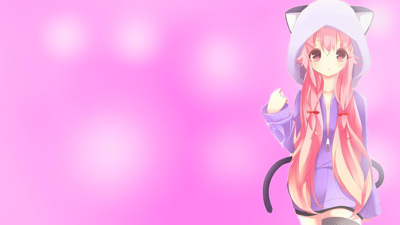 1366x768 Kawaii background HD Gallery