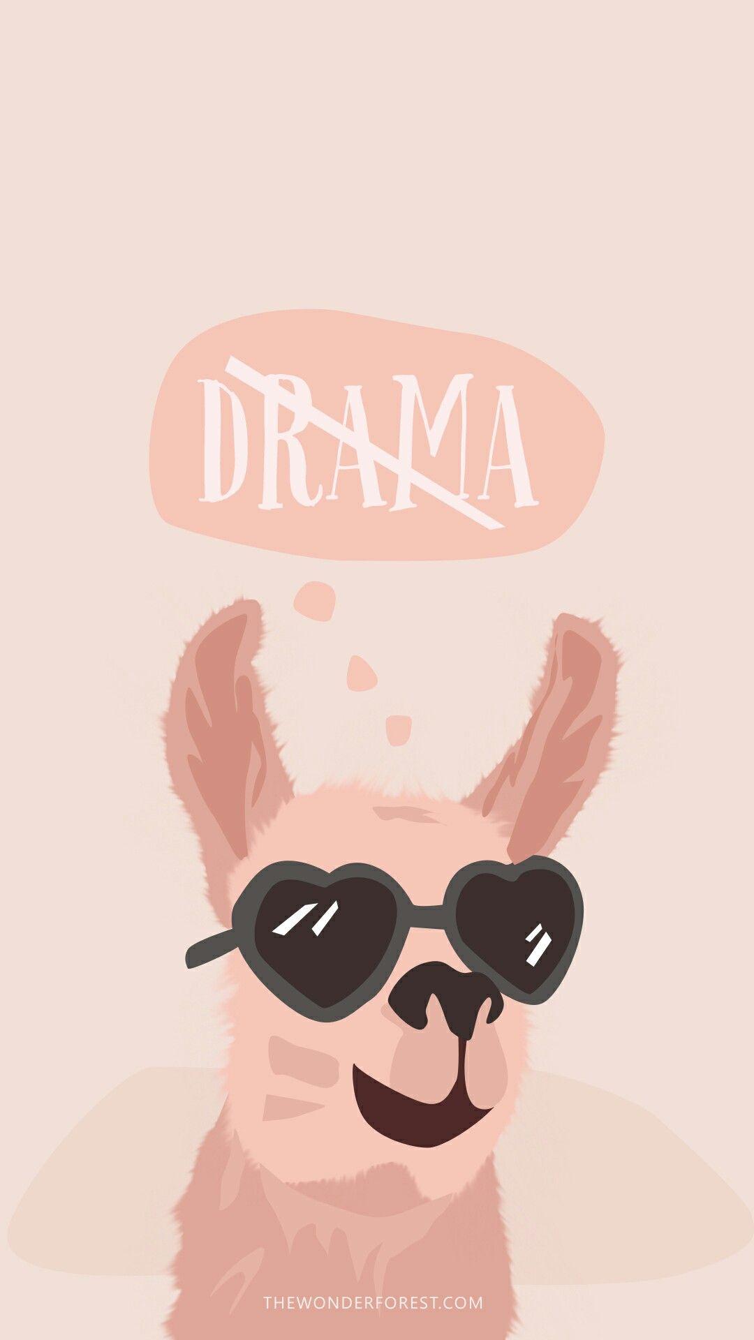 1080x1920 Llama, wallpaper. Phone wallpaper. Papeis de parede computador