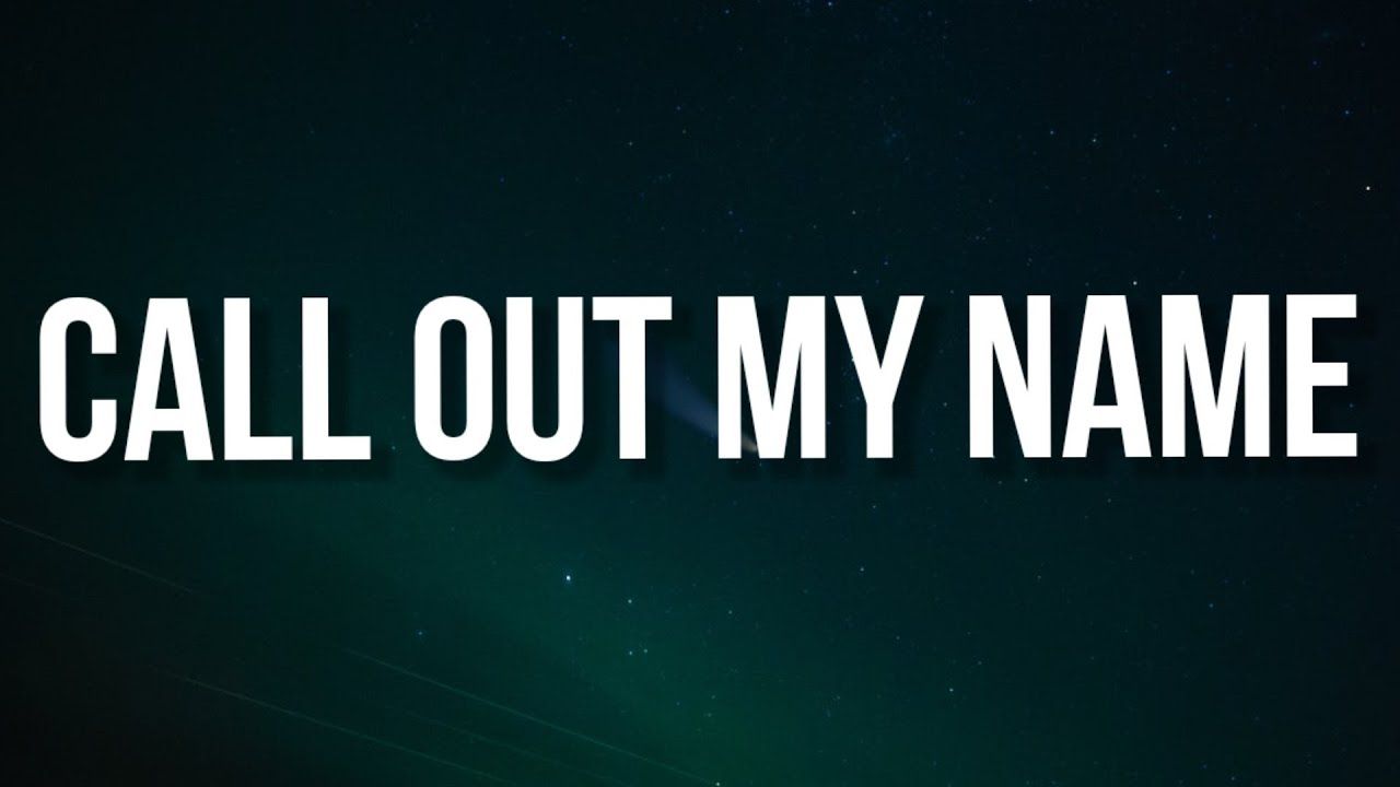 call out my name cover female