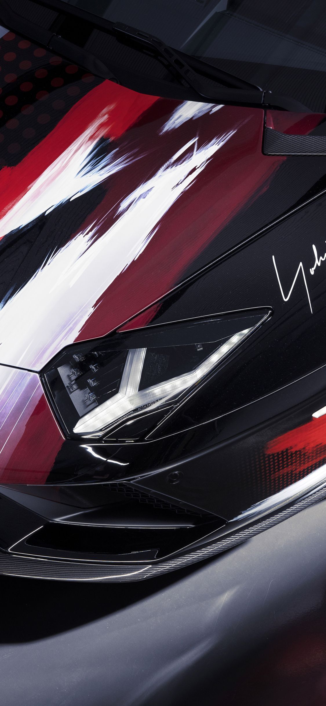 1125x2436 Lamborghini Aventador S Modified By Yohji Yamamoto iPhone XS, iPhone iPhone X HD 4k Wallpaper, Image, Background, Photo and Picture
