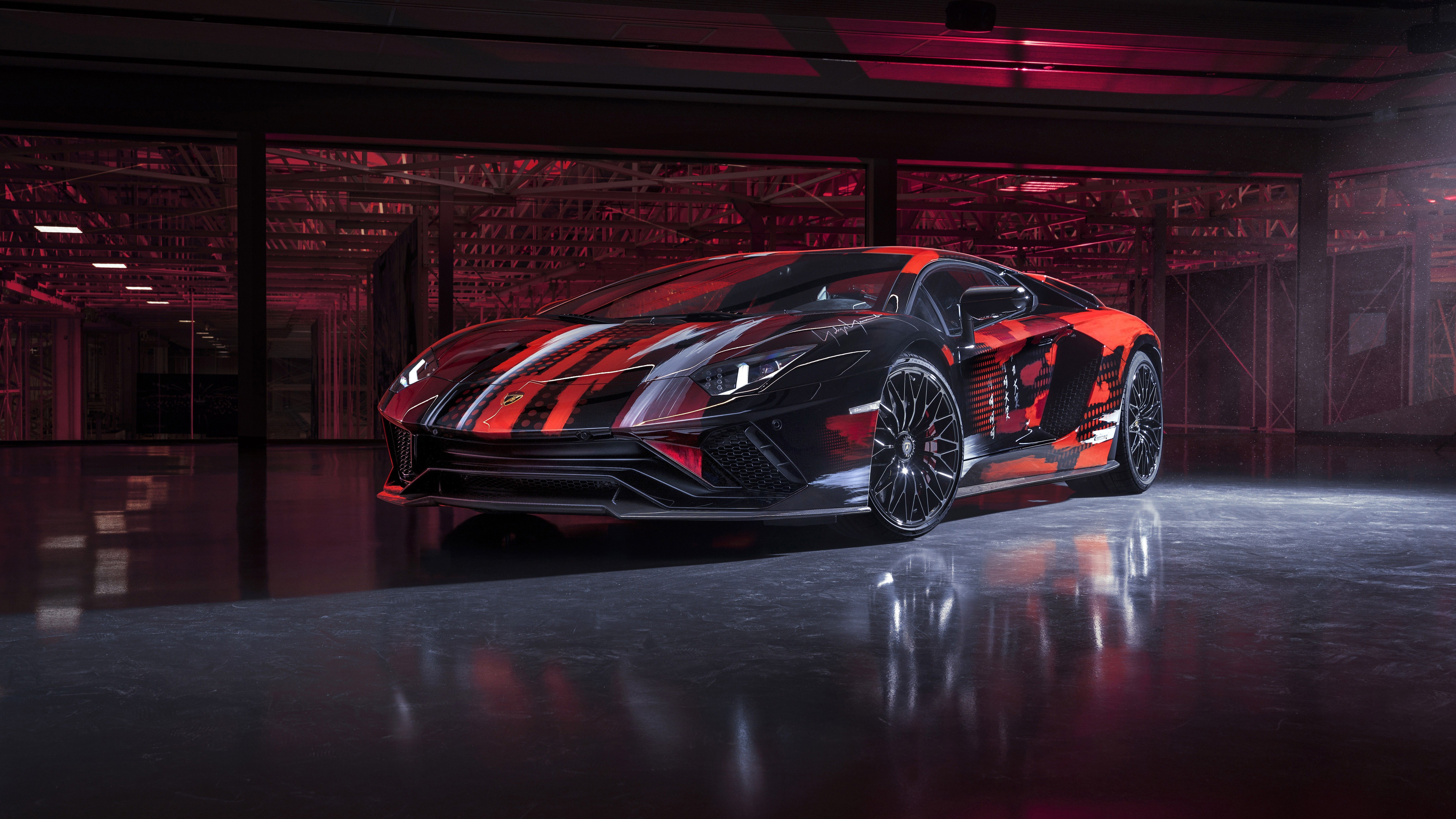 7680x4320 Lamborghini Aventador S by Yohji Yamamoto 4K 8K 2 Wallpaper Car Wallpaper