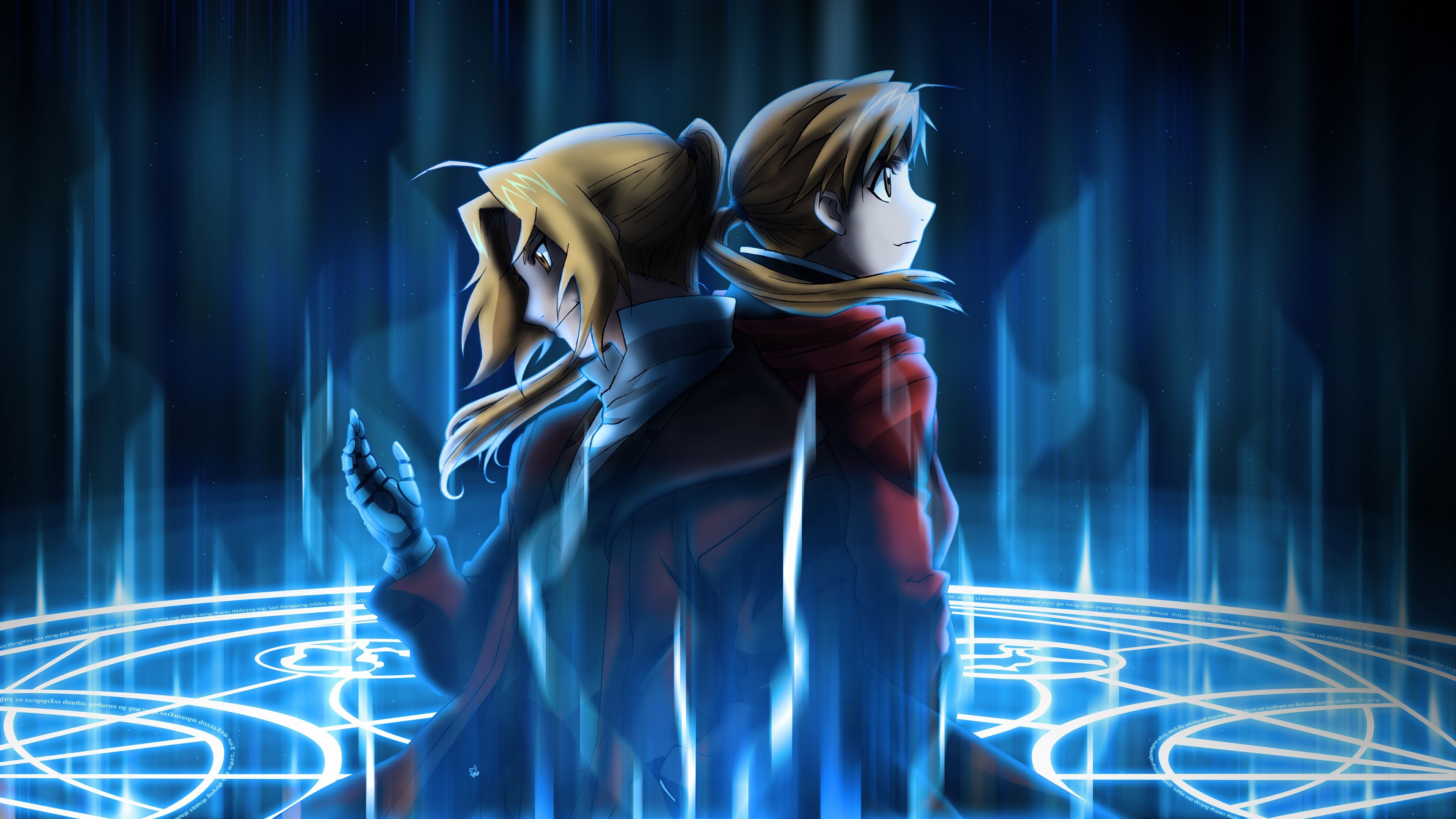 Edward Elric Wallpaper 4K, Fullmetal Alchemist, Faceless