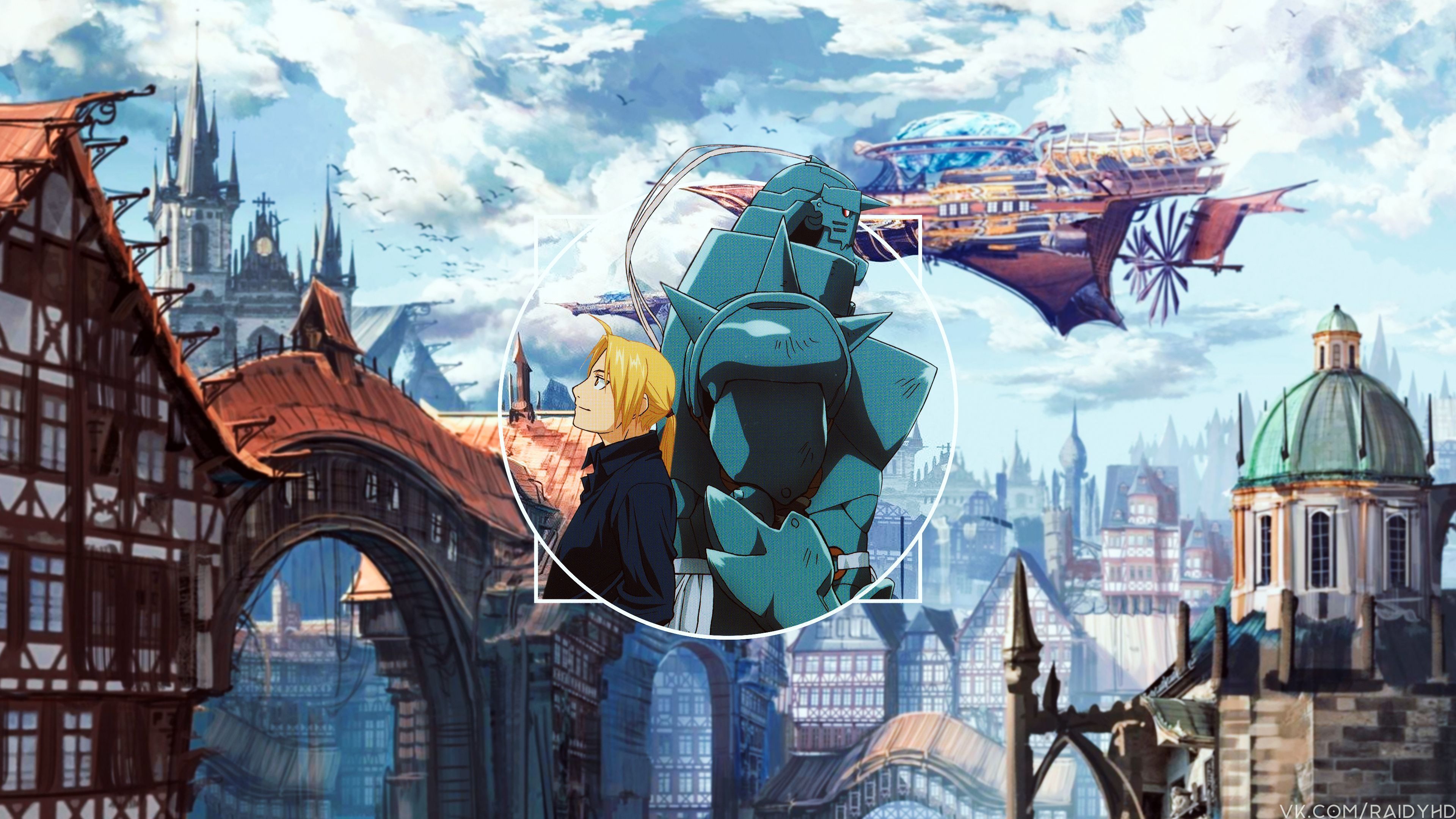 3840x2160 Fullmetal Alchemist Wallpaper 4K, Alphonse Elric, Edward Elric