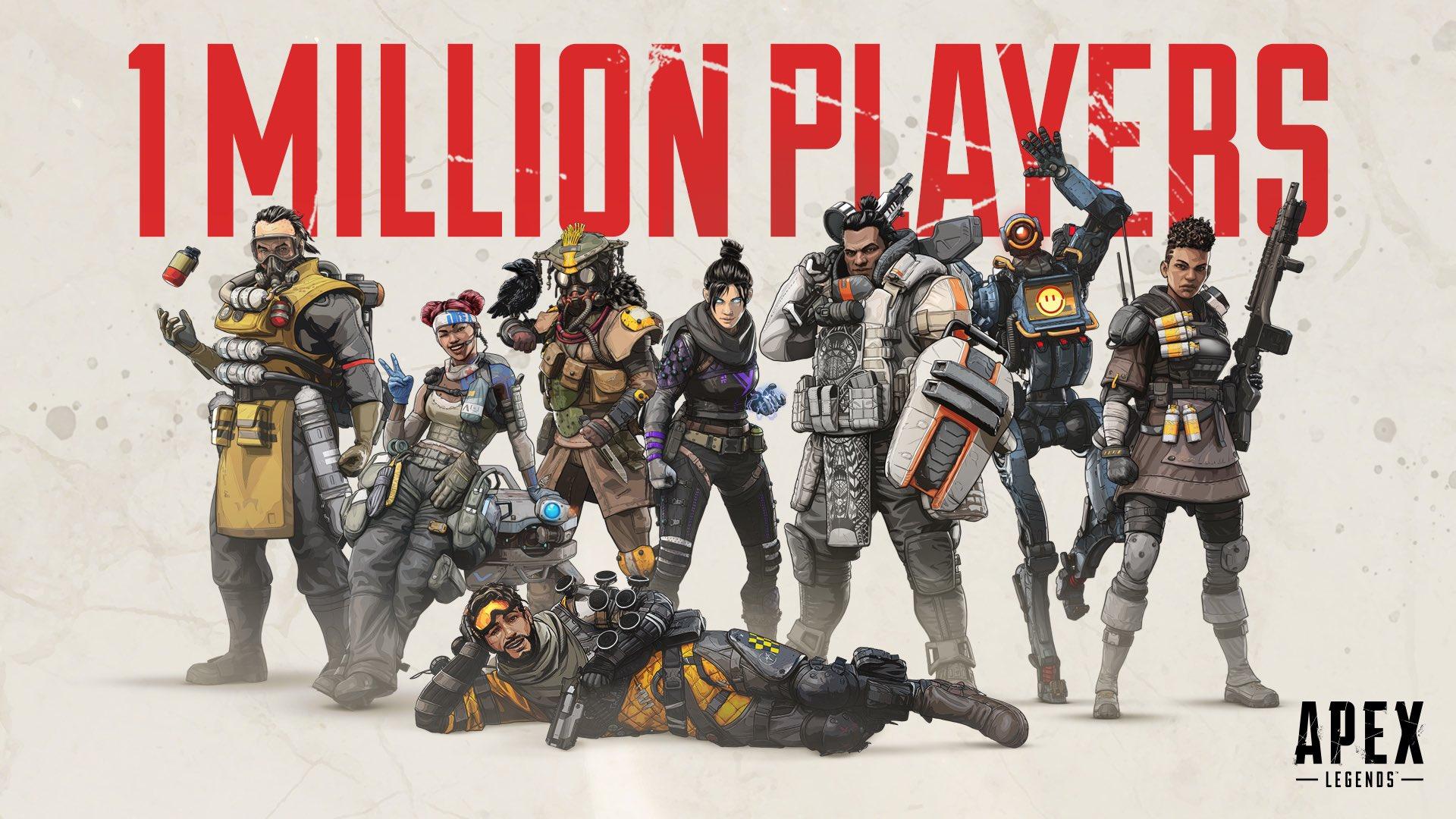 1920x1080 Wallpaper Video Game, Apex Legends, 1 Millon, Players Desktop