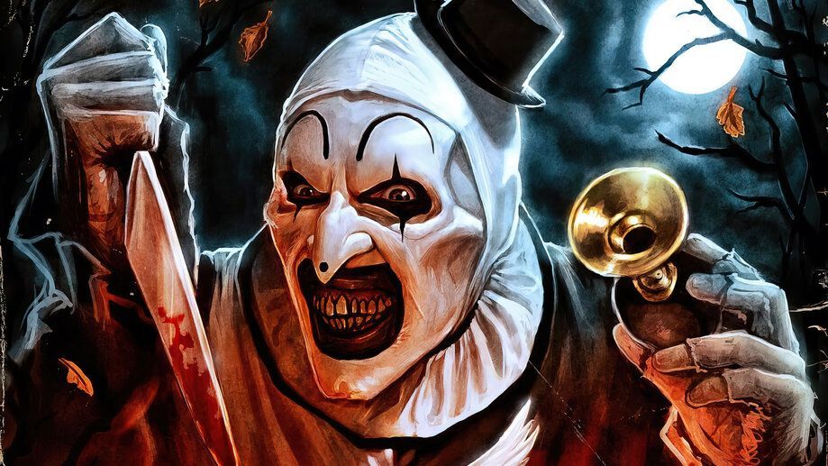 919x517 Terrifier 2 Halloween Movie Poster 4K Wallpaper iPhone HD Phone h
