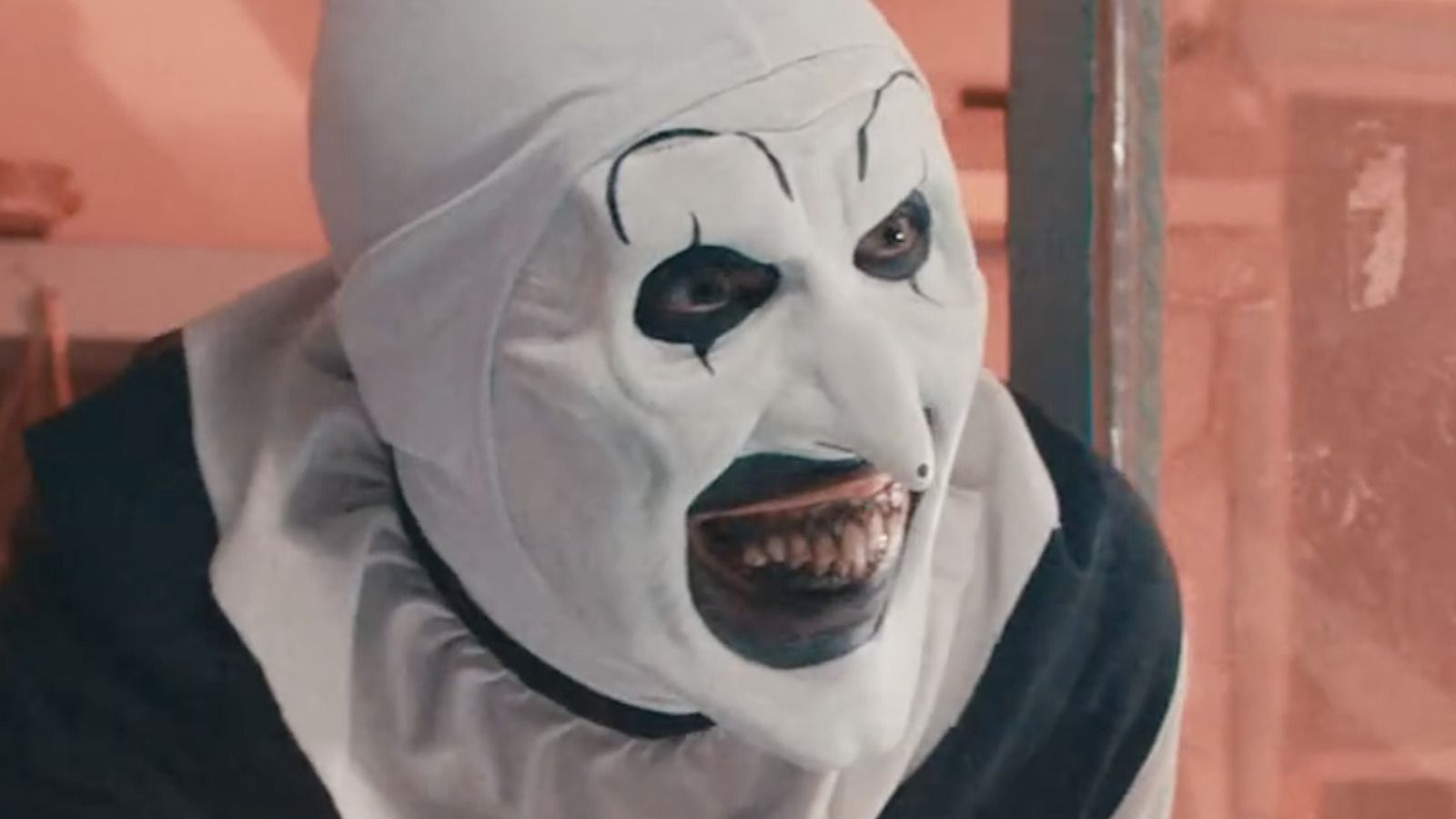 1600x900 What Terrifier 2's Art The Clown Really Looks Like Out Of Costume