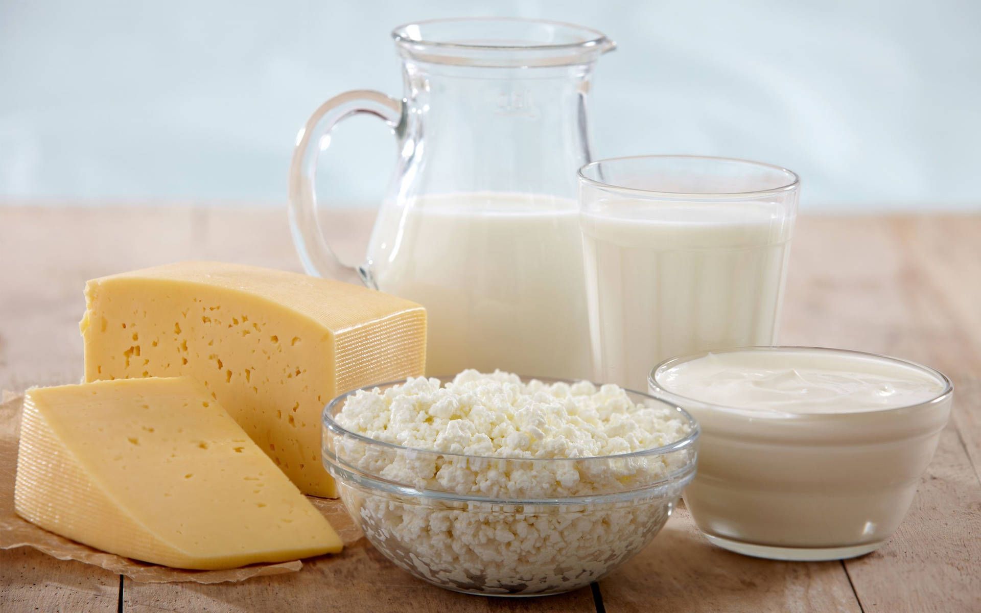 1920x1200 Download Milk And Dairy Food Products Wallpaper