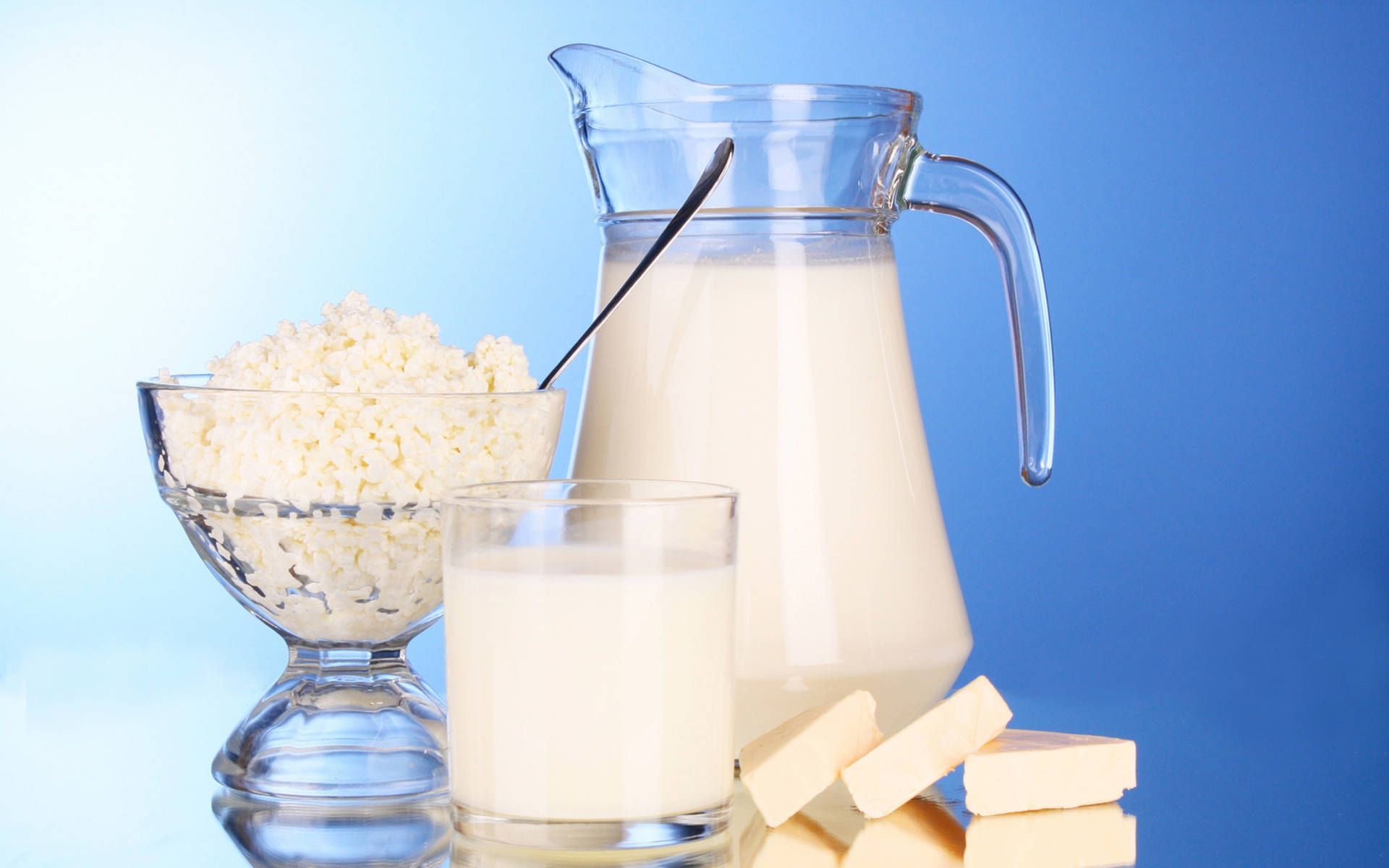 1920x1200 Download Milk And Cottage Cheese Products Wallpaper