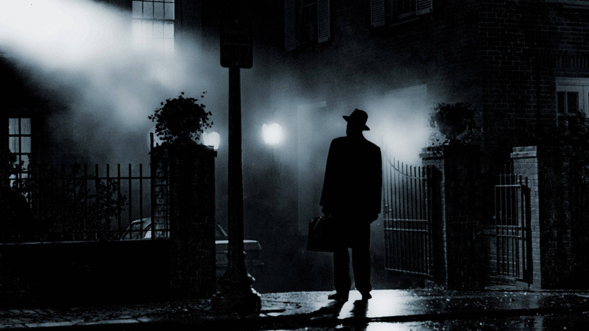 1920x1080 Download The Exorcist Black And White Wallpaper