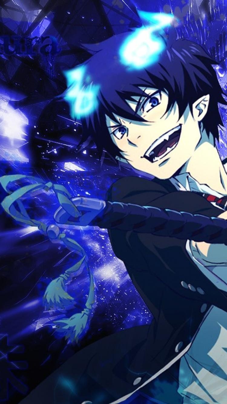 750x1334 Blue Exorcist Wallpaper Download