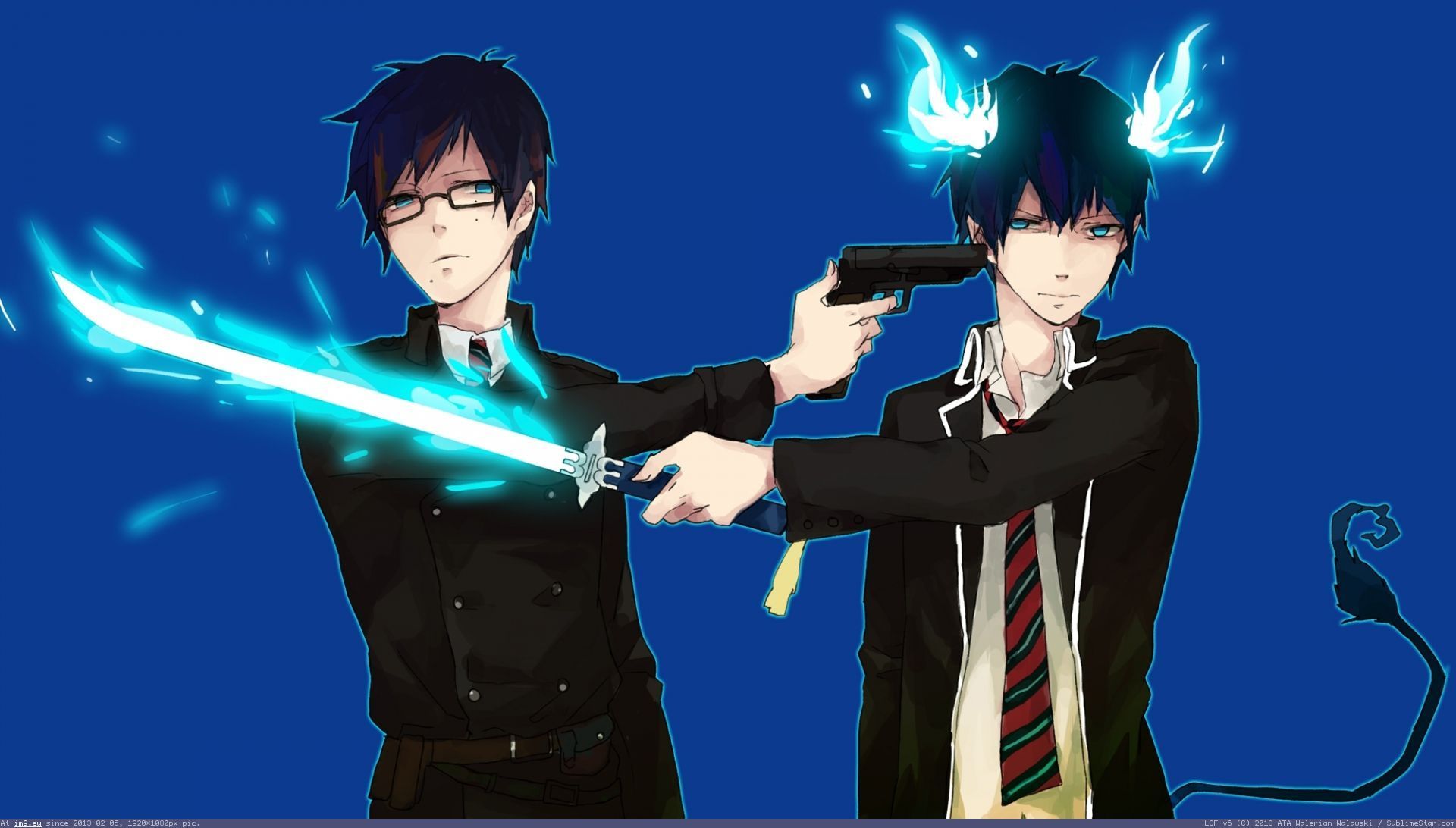 1920x1092 Pic. #Guys x1080 #Threat #Exorcist #Sword #Gun, 145434B