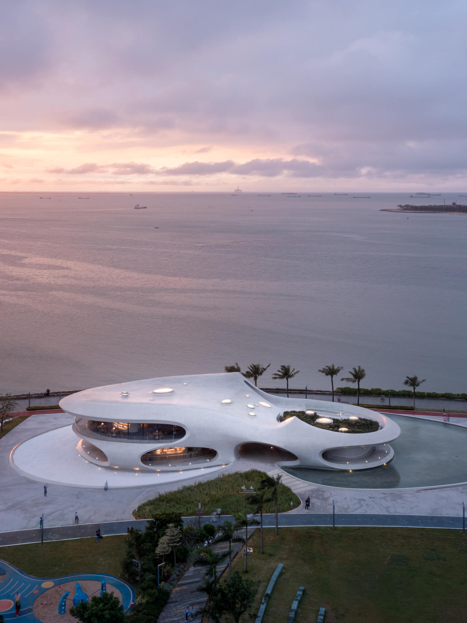 1500x2000 MAD Architects Completes The Cloudscape. Library